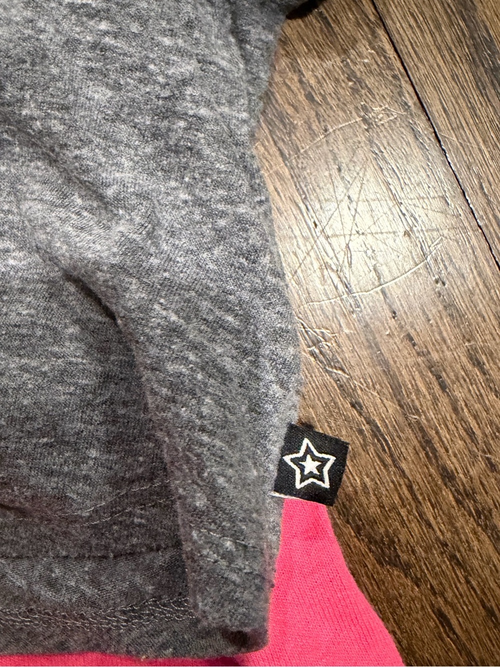 PixieLane Girls' Gray 'Favorite Camper' Tank Top - Pink Heart size 9/10 🩷 - Picture 4 of 5